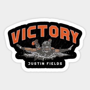 Justin Fields Victory Slide Sticker